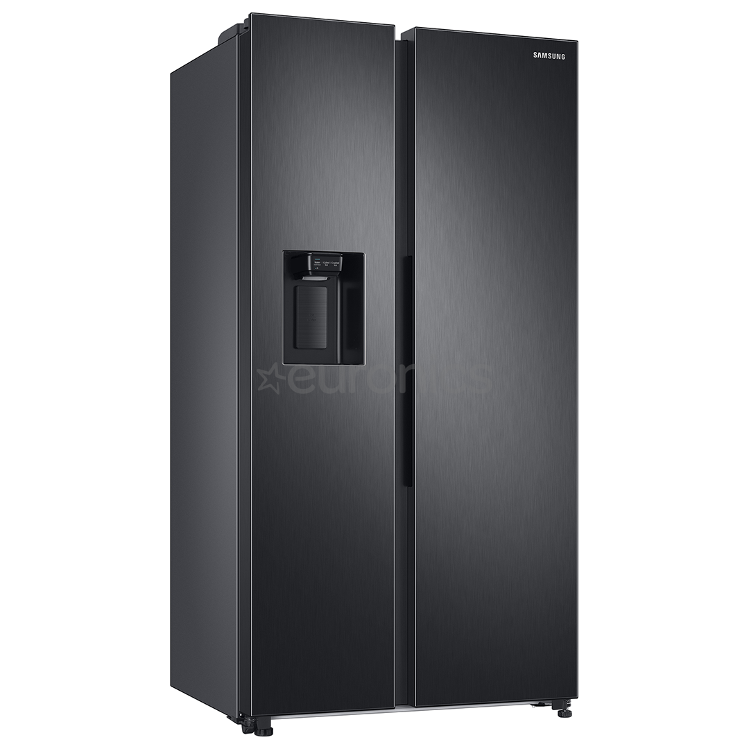 Samsung, Ice & Water Dispenser, augstums 178 cm, 634 L, melna - SBS ledusskapis