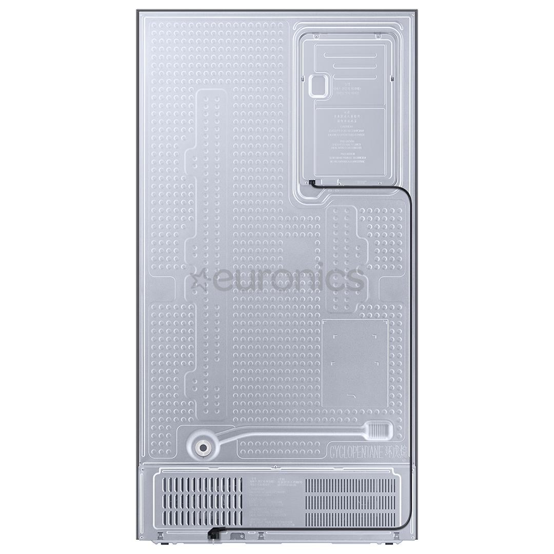 Samsung, Ice & Water Dispenser, augstums 178 cm, 634 L, melna - SBS ledusskapis