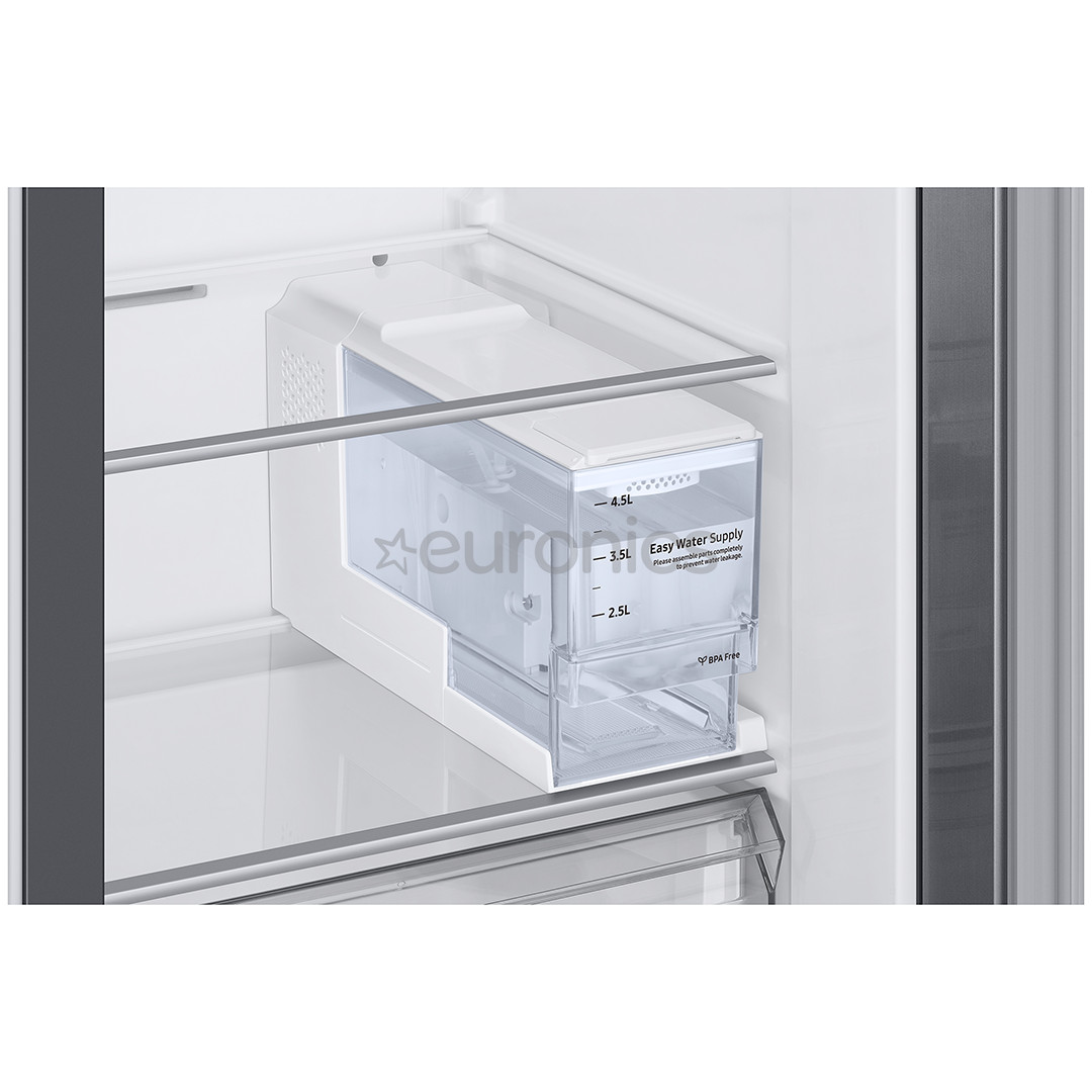 Samsung Water & Ice Dispenser, augstums 178 cm, 634 L, nerūsējošā tērauda - SBS ledusskapis