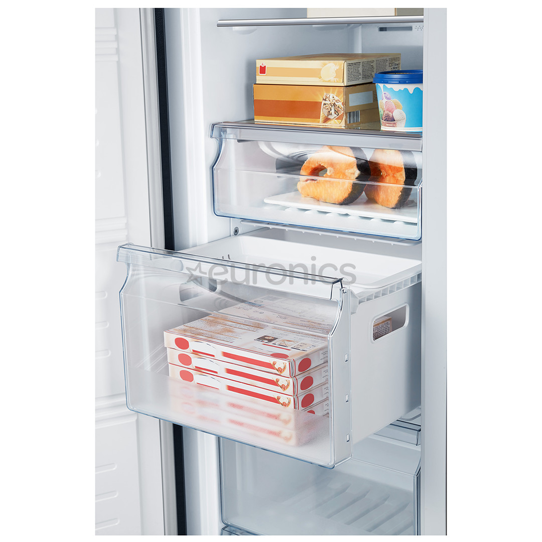 Hisense NoFrost, augstums 185.5 cm, 260 L, nerūsējošā tērauda - Saldētava