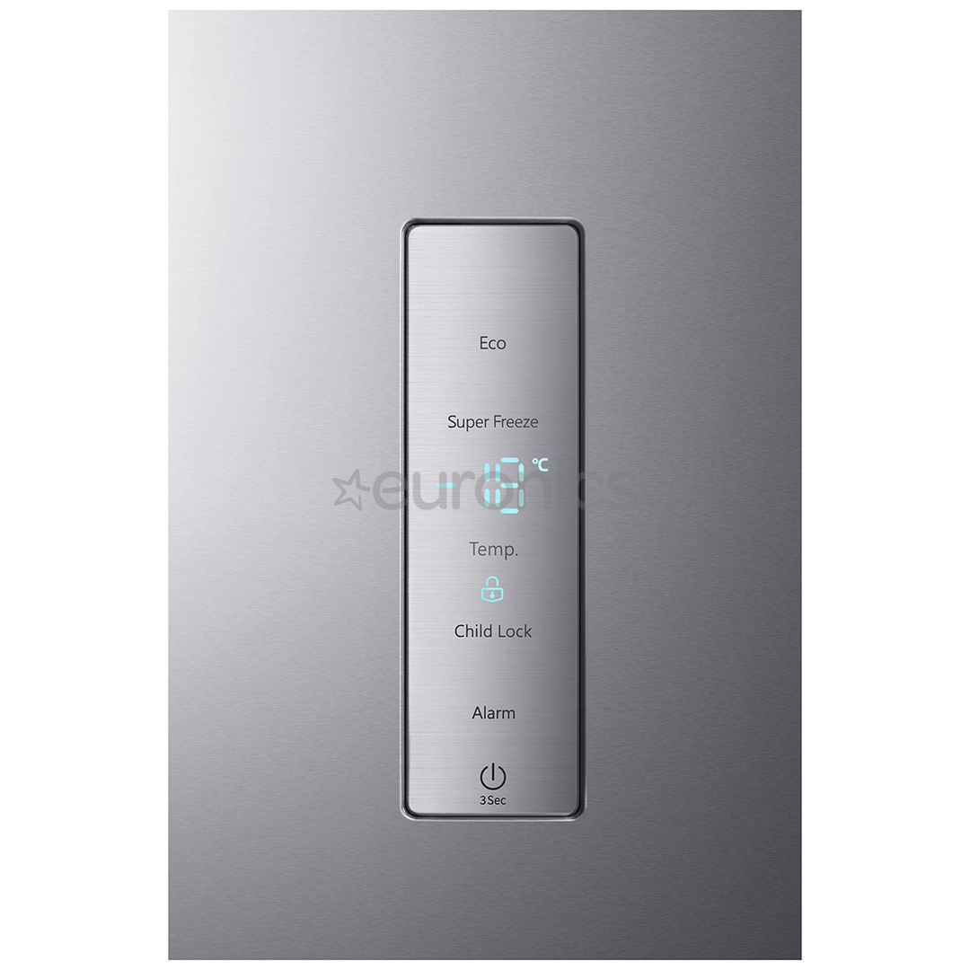 Hisense NoFrost, augstums 185.5 cm, 260 L, nerūsējošā tērauda - Saldētava