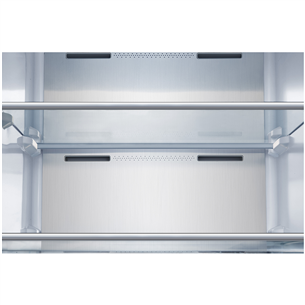 Hisense, NoFrost, 260 L, height 186 cm, inox - Freezer