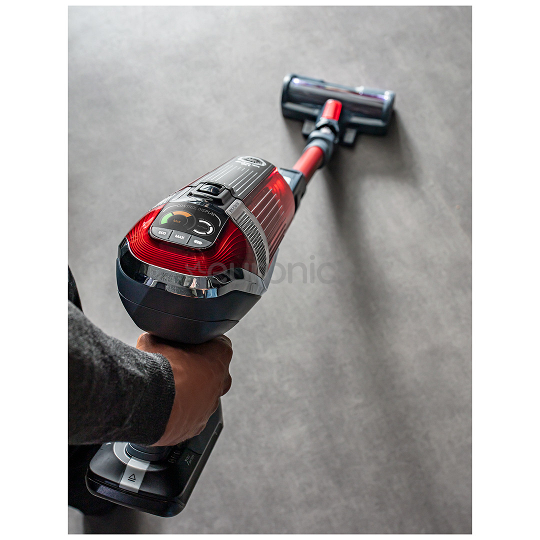 Tefal X-Force Flex 11.60 Animal Care, sarkana/melna - Bezvadu putekļu sūcējs
