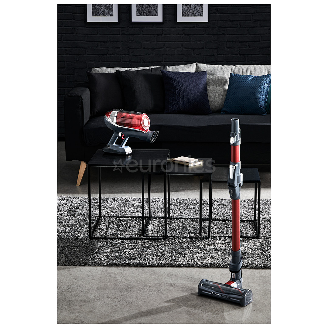 Tefal X-Force Flex 11.60 Animal Care, sarkana/melna - Bezvadu putekļu sūcējs