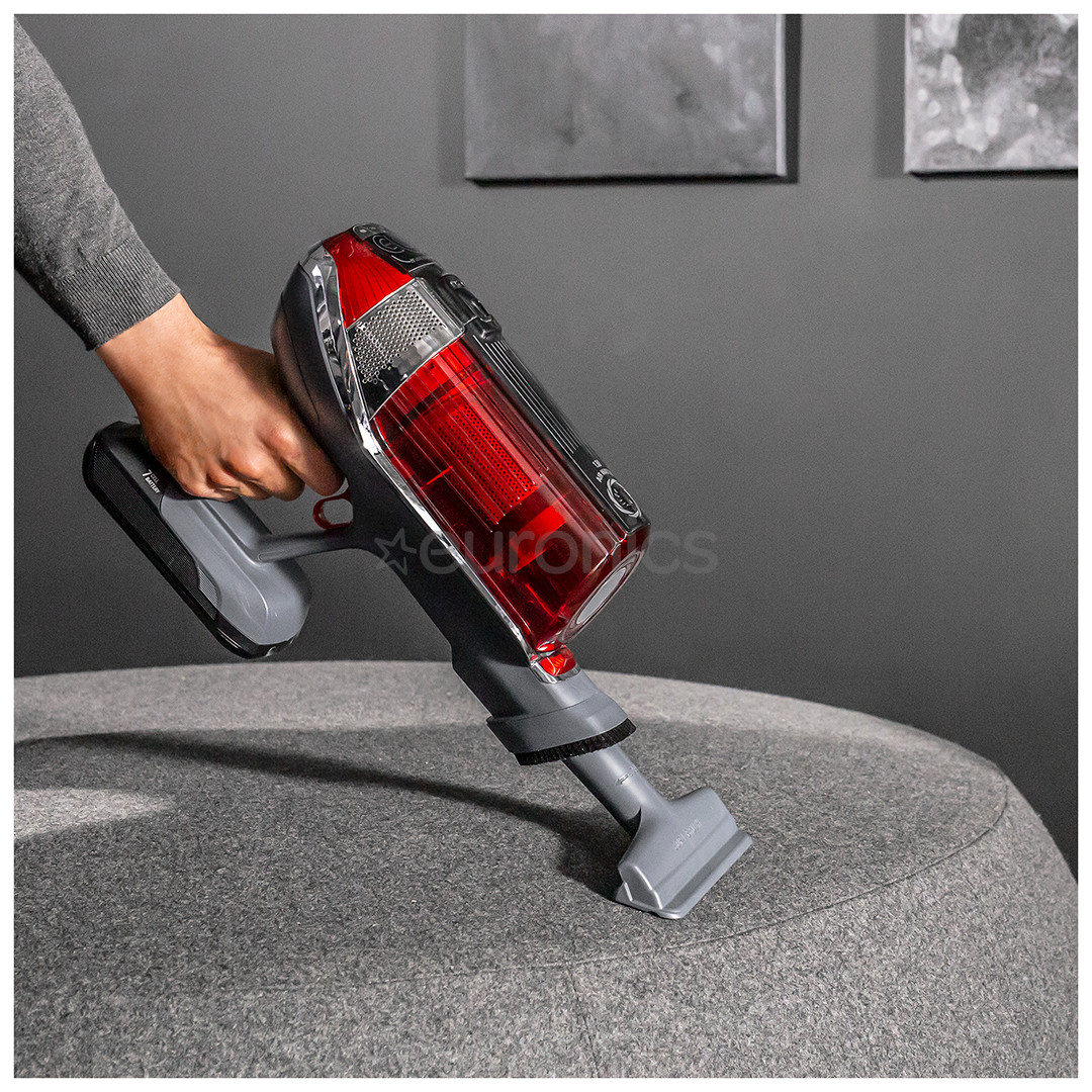 Tefal X-Force Flex 11.60 Animal Care, sarkana/melna - Bezvadu putekļu sūcējs