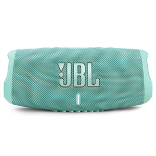 JBL Charge 5, zila - Portatīvais bezvadu skaļrunis JBLCHARGE5TEAL