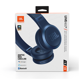 JBL Live 460, blue - On-ear Wireless Headphones