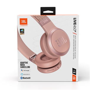 JBL Live 460, pink - On-ear Wireless Headphones, JBLLIVE460NCROS | Euronics