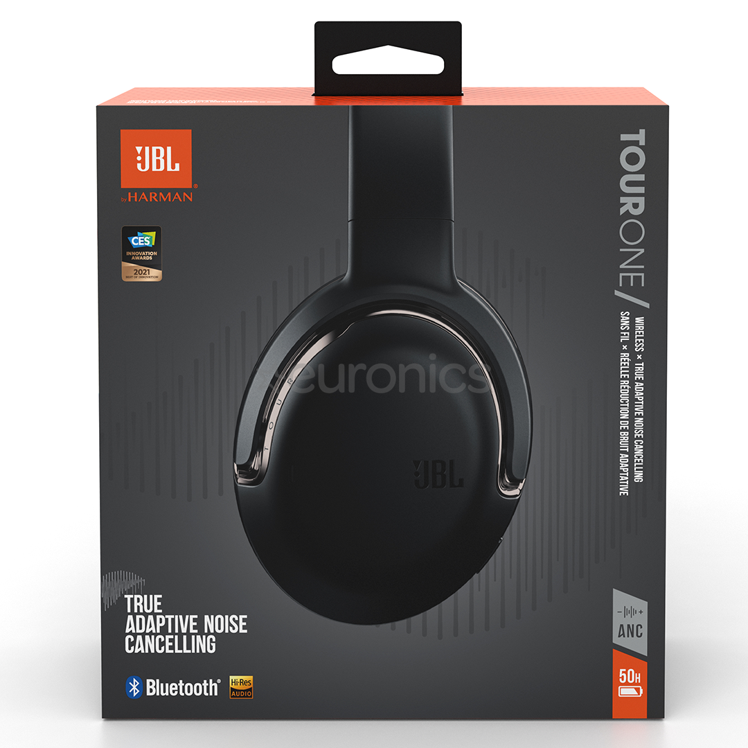 JBL TOUR ONE, black - Over-ear Wireless Headphones, JBLTOURONEBLK