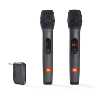 JBL, 6,3 мм, черный - Два микрофона + беспроводной передатчик JBLWIRELESSMIC