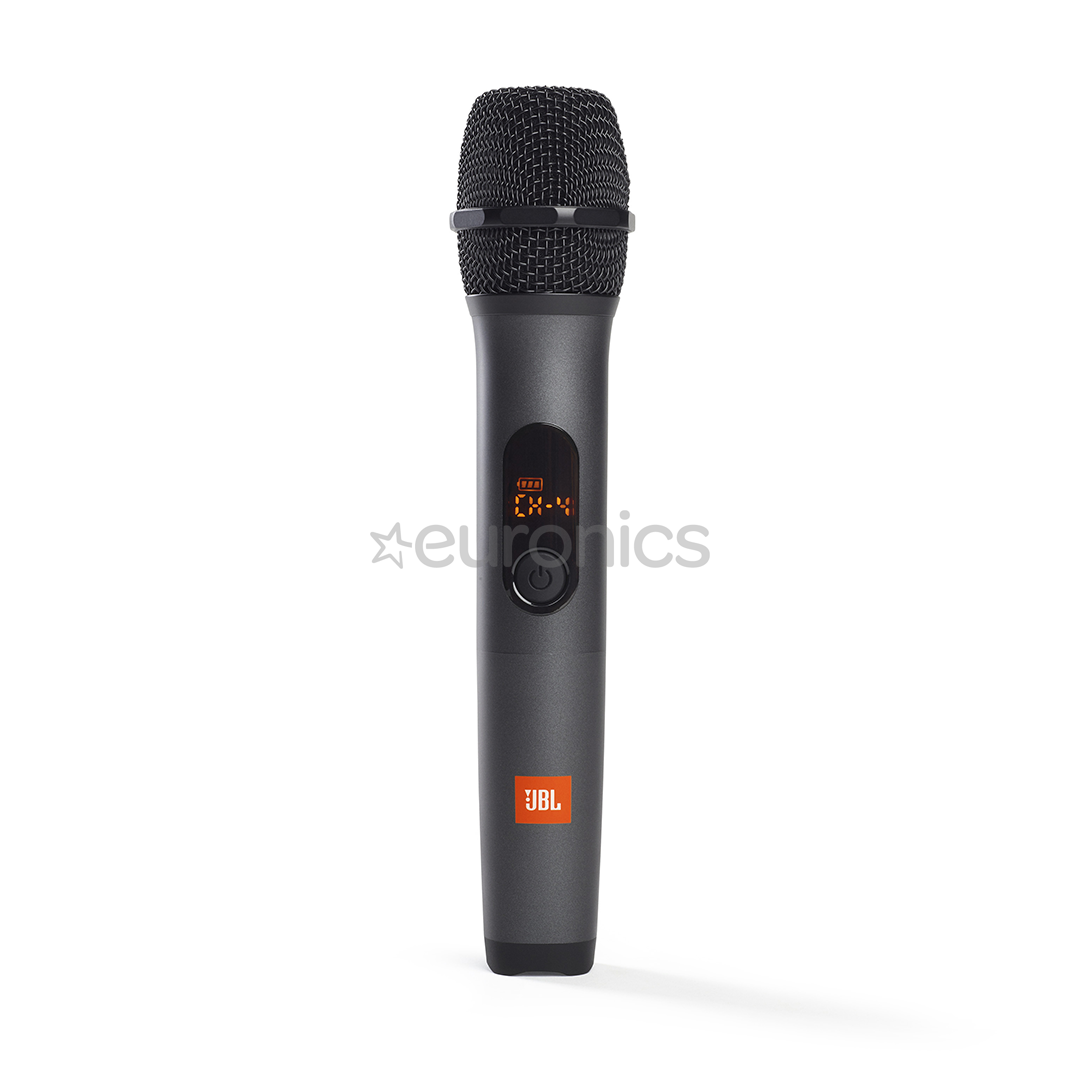 JBL, 6.3 mm, black - Two Microphones + Wireless Transmitter