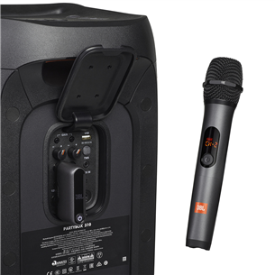JBL, 6,3 мм, черный - Два микрофона + беспроводной передатчик