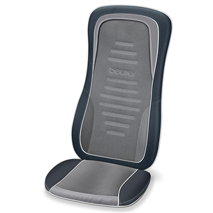 Beurer Shiatsu, melna/pelēka - Masāžas pārvalks krēslam MG315