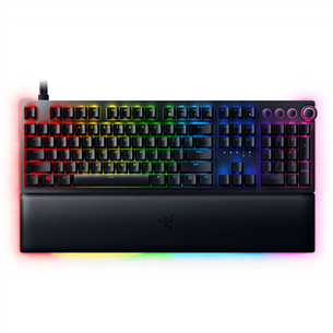 Razer Huntsman V2 Analog, Analog Optical Switch, RUS, mehāniskā, melna - Klaviatūra