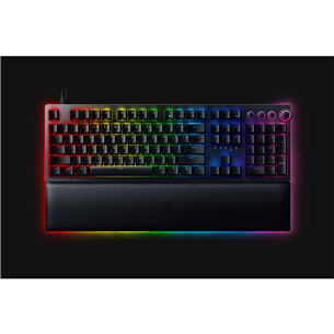 Razer Huntsman V2 Analog, Analog Optical Switch, RUS, mehāniskā, melna - Klaviatūra