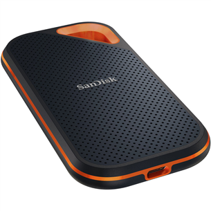 SanDisk Extreme PRO Portable SSD V2, 2 TB, pelēka / oranža - Ārējais SSD cietais disks