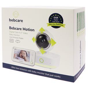 BebCare Motion, balta - Video aukle
