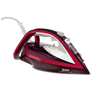 Tefal Turbo Pro Anti-calc, 2600 W, balta/sarkana - Tvaika gludeklis