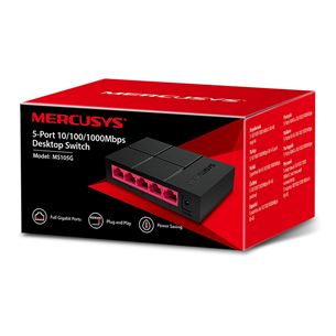 Tīkla komutators MS105G, Mercusys