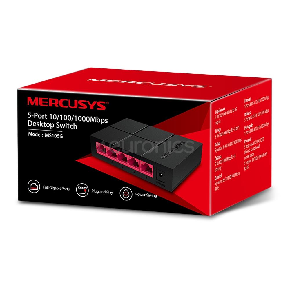 Tīkla komutators MS105G, Mercusys