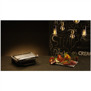 Tefal Optigrill+ XL, 2000 W, melna/nerūsējošā tērauda - Elektriskais grils