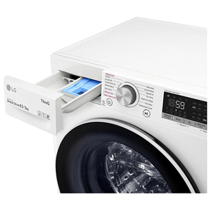 LG, 8.5 kg / 5 kg, depth 47.5 cm, 1200 rpm - Washer-Dryer Combo