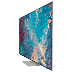 Samsung Neo QLED 4K UHD, 55'', центральная подставка, серебристый - Телевизор