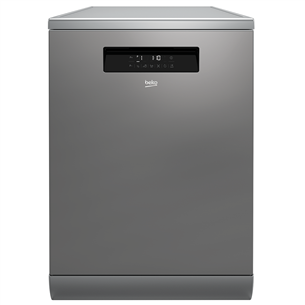 Beko, 15 komplekti, platums 59.8 cm, pelēka - Trauku mazgājamā mašīna DFN38530X
