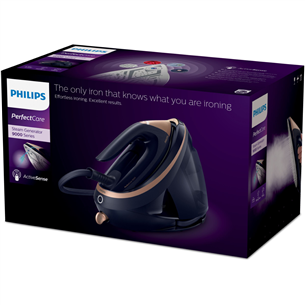 Philips PerfectCare 9000, 3100 W, melna/zelta - Gludināšanas sistēma