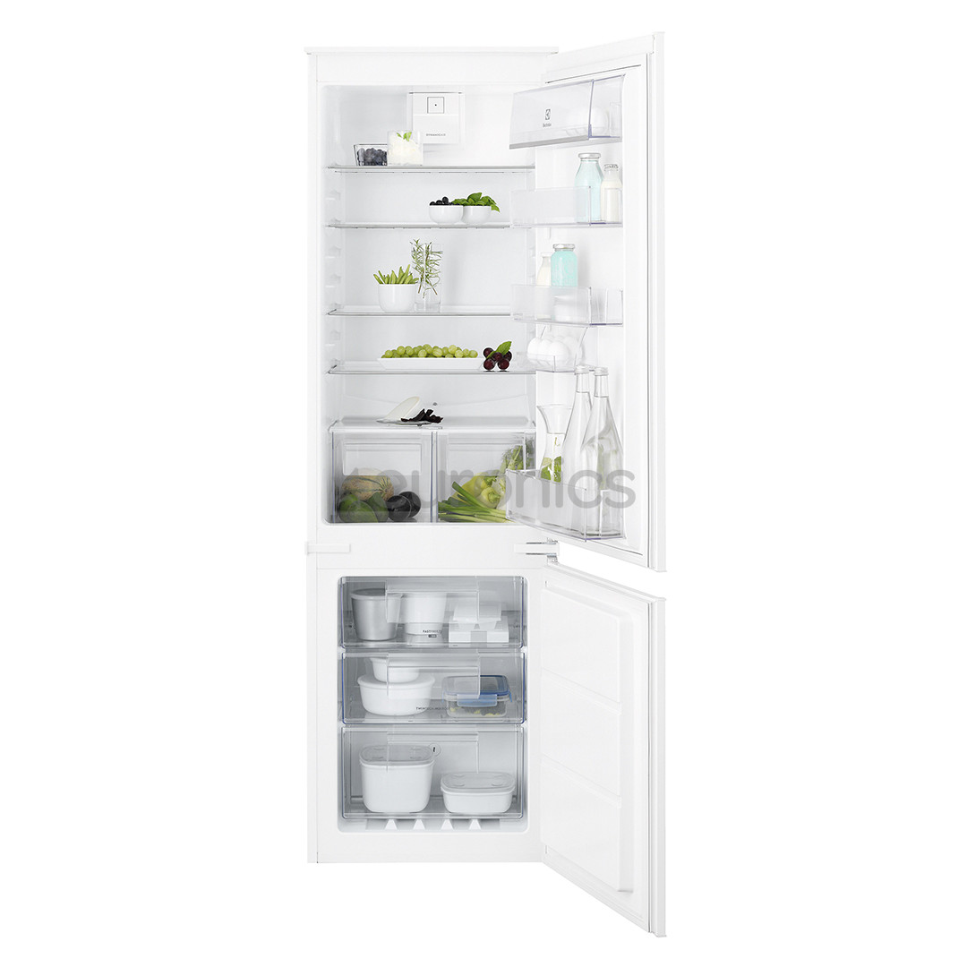 Electrolux, 255 L, height 178 cm - Built-in Refrigerator