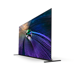 Sony OLED 4K UHD, 65", sānu statīvs, melna - Televizors