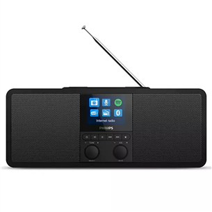 Philips TAR8805, FM, DAB+, Spotify connect, Bluetooth, wireless charging, black - Internet radio