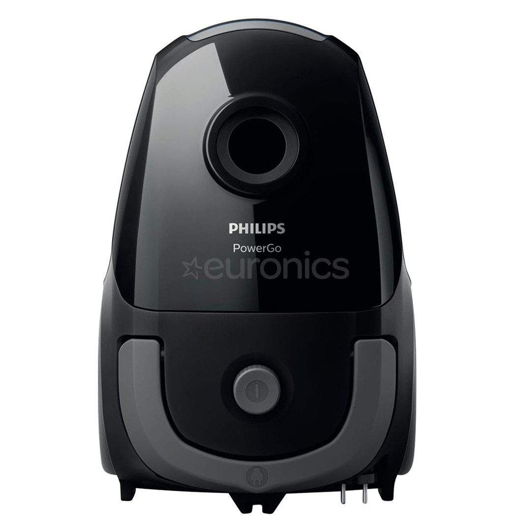 Philips PowerGo, 900 Вт, черный/серый - Пылесос