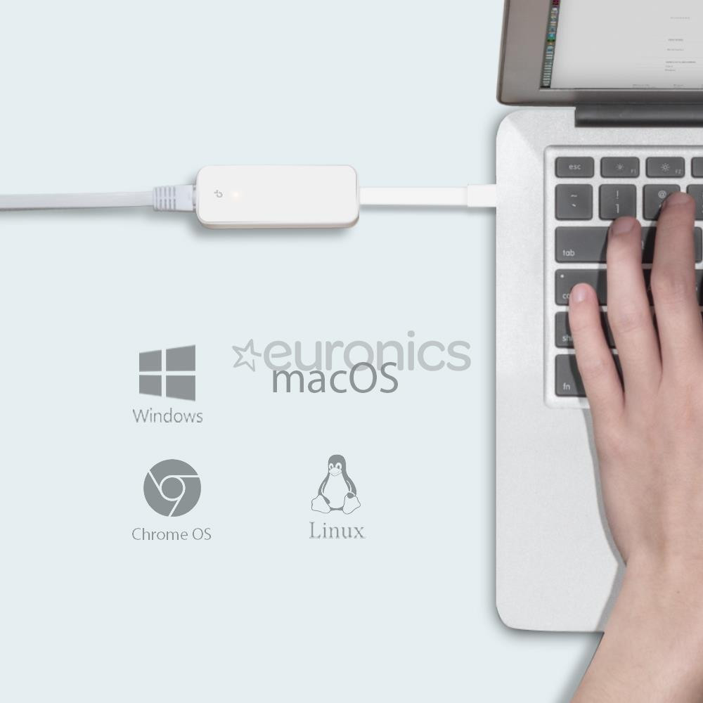 Adapteris USB-C -- RJ45 Gigabit Ethernet, TP-Link