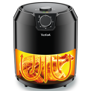 Tefal EasyFry, 1400 W, melna - Karstā gaisa friteris