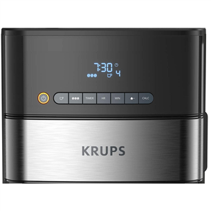 Krups Grind & Brew, ūdens tvertne 1.25 L, melna - Kafijas automāts ar filtru un dzirnaviņām