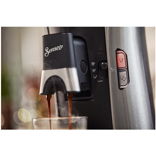 Philips Senseo Select, melna/nerūsējošā tērauda - Maisiņu kafijas automāts