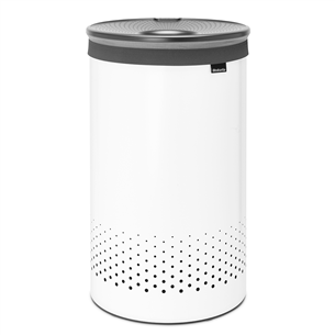 Brabantia, 60 L, balta/melna - Veļas grozs 304880