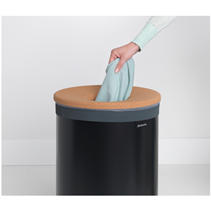 Brabantia, 60 L, melna/brūna - Veļas grozs