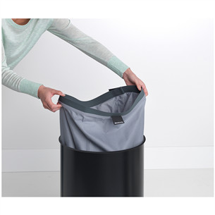 Brabantia, 60 L, melna/brūna - Veļas grozs