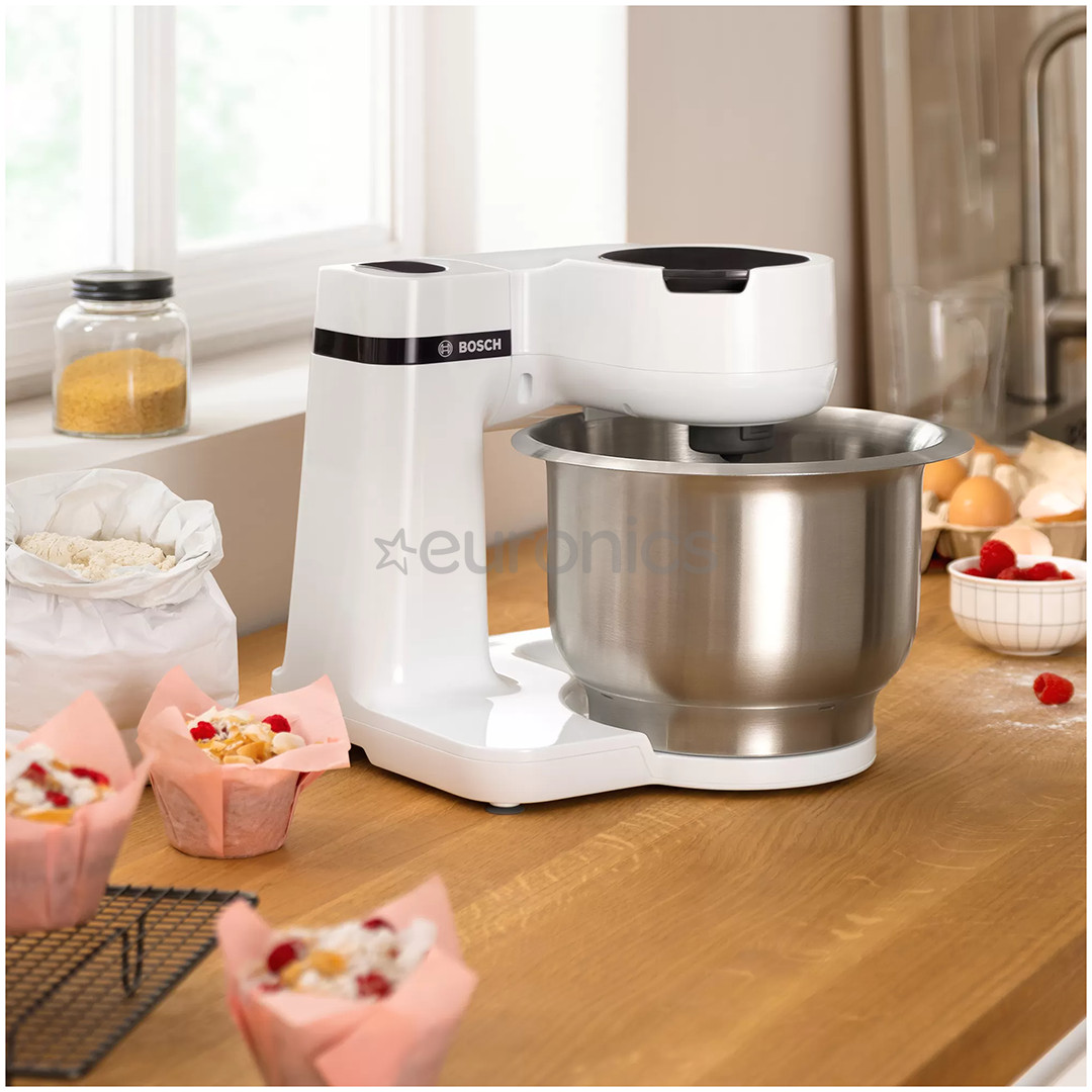 Bosch, 3.8 L/1.25 L,700 W, white - Kitchen machine