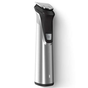 Philips OneBlade Multigroom 9000 Series, 13 в 1, серебристый/черный - Мультитриммер