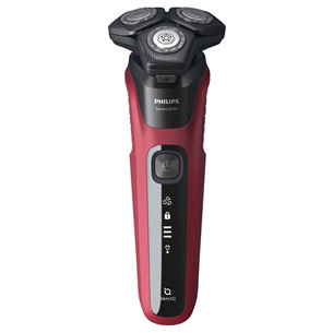 Philips 5000 Wet & Dry, melna/sarkana - Skuveklis