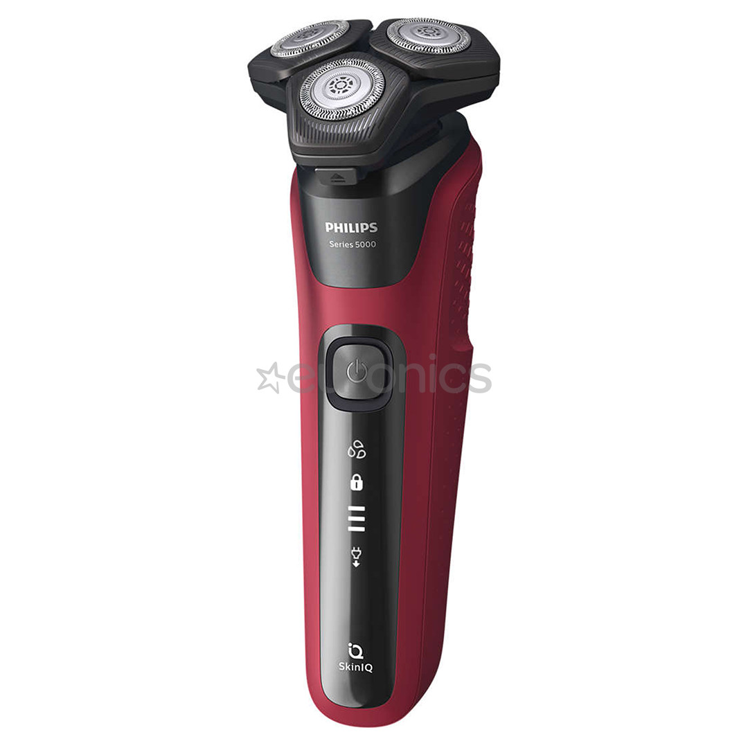 Philips 5000 Wet & Dry, melna/sarkana - Skuveklis