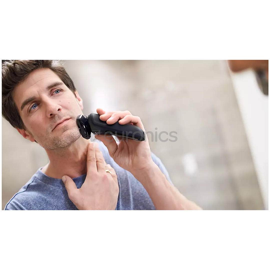 Philips 5000 Wet & Dry, melna/sarkana - Skuveklis