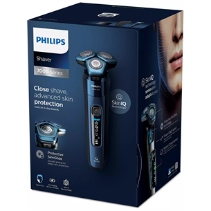 Philips 7000 Wet & Dry, zila/melna - Skuveklis
