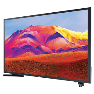 Samsung LCD FHD, 32'', sānu statīvs, melna, Televizors