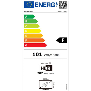 Samsung QLED 4K UHD, 65'', centra statīvs, melna - Televizors