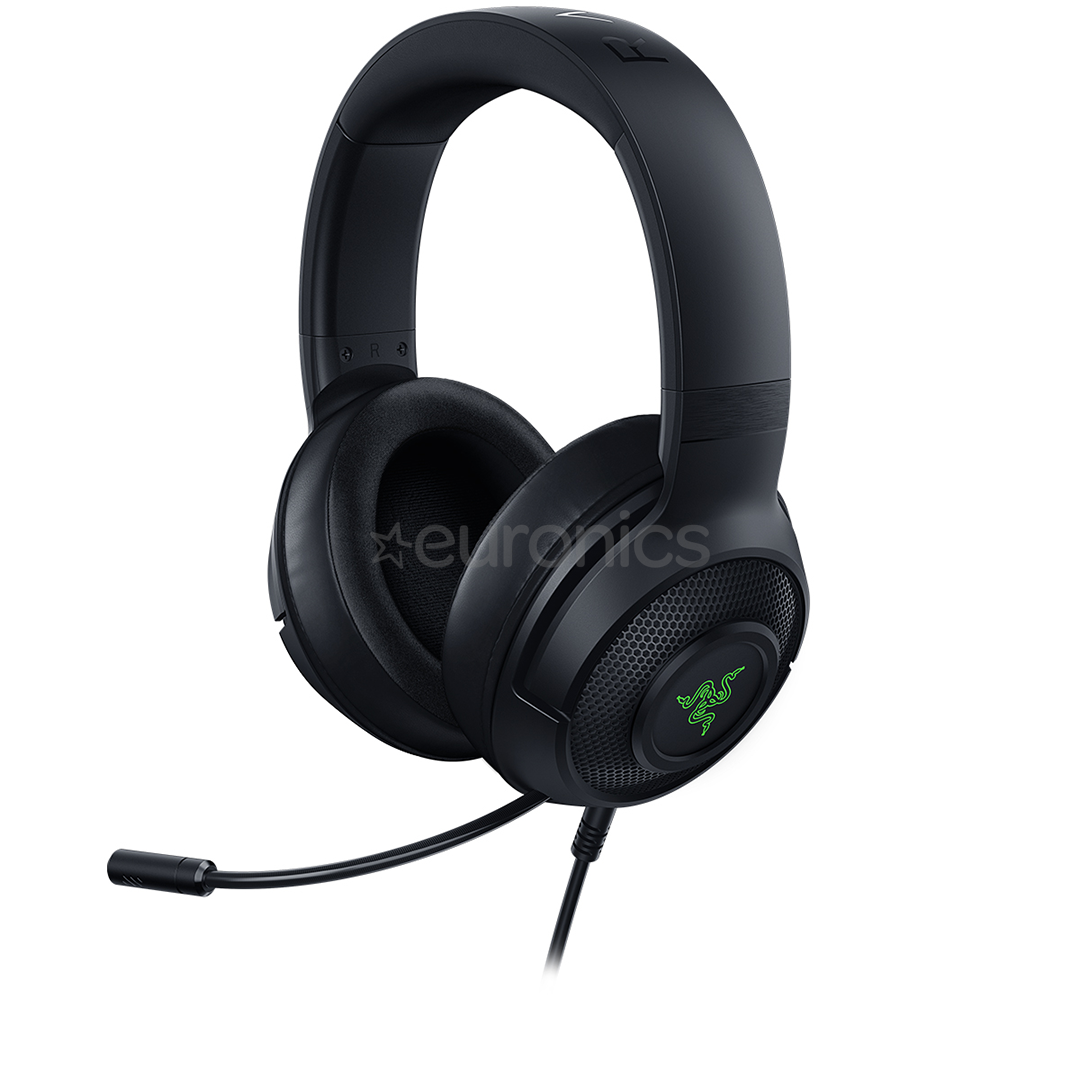 Razer Kraken V3 X, melna - Austiņas ar mikrofonu