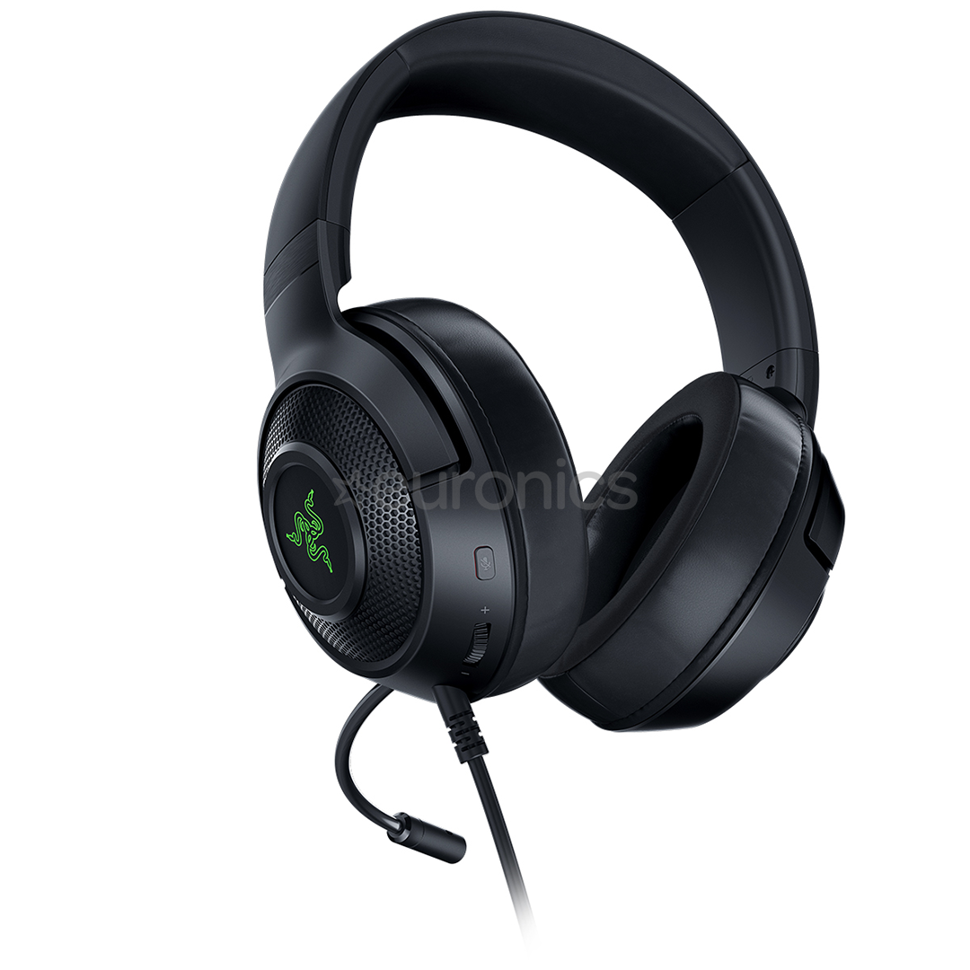 Razer Kraken V3 X, melna - Austiņas ar mikrofonu